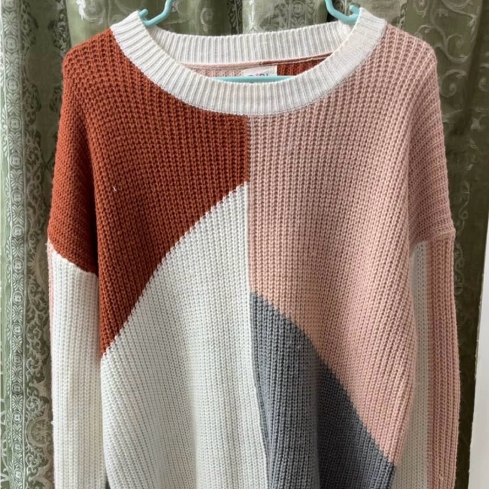Colorblock Knit Sweater
